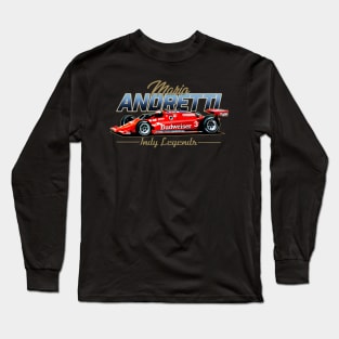 Mario Andretti Legends 80S Retro Long Sleeve T-Shirt